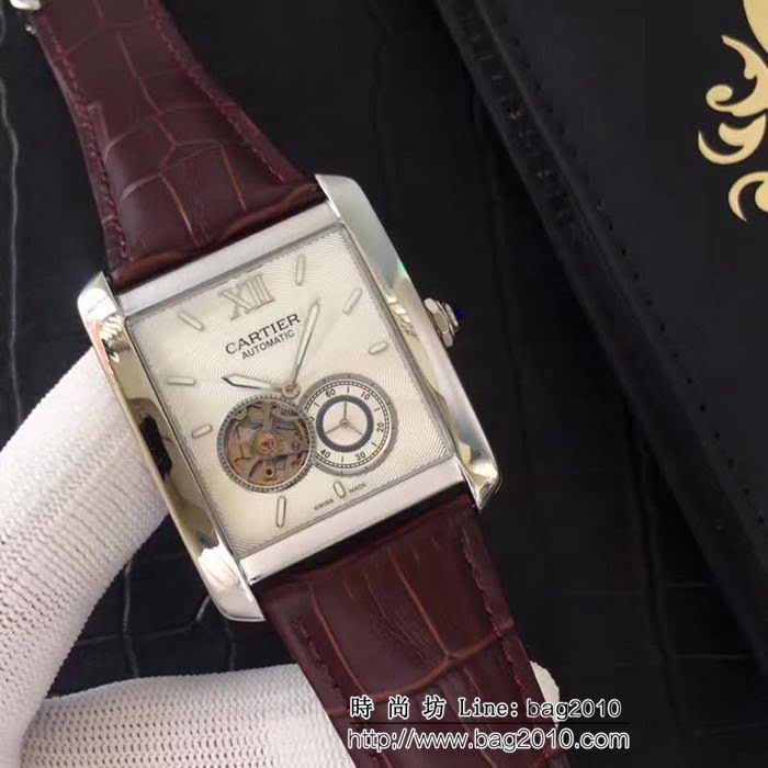 CARTIER卡地亞 熱賣精品 全自動機械 男士腕表 WSS2460